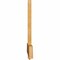 Ekena Millwork Eugene Rough Sawn Timber Gable Bracket, Western Red Cedar, 96"W x 32"H x 2"D x 6"F, 8/12 Pitch GBW096X32X0206EUG00RWR - alternate 4